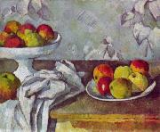 Paul Cezanne Stilleben mit apfeln und Fruchtschale Germany oil painting artist